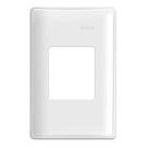 Placa 4x2 Suporte 2 Postos Horizontais Branco 19922-30 Simon Placa 4x2 Suporte 2 Postos Horizontais Branco 19922-30 Simon