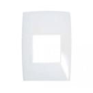 Placa 4x2cm 2P Gloss Branco - Pial Legrand