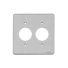 Placa 4x4 1 Tomada Redonda + 1 Tomada Redonda 13pl55 Perlex Placa 4x4 1 Tomada Redonda + 1 Tomada Redonda 13pl55 Perlex