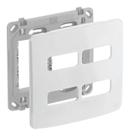 Placa 4x4 2+2 Postos Com Suporte - Weg Compose
