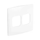 Placa 4x4 2+2 postos juntos Nereya Pial Legrand sugar gloss 663443