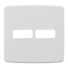 Placa 4x4 2 posições branco compose - weg Placa 4x4 2 posições branco compose - weg
