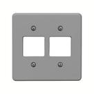 Placa 4x4 2 Posto Quadrado Silentoque Legrand 8522 Placa 4x4 2 Posto Quadrado Silentoque Legrand 8522