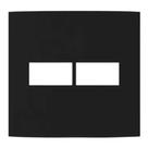 Placa 4x4 2 Postos Ebony Clean Margirius 14453 Placa 4x4 2 Postos Ebony Clean Margirius 14453