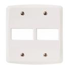 Placa 4x4 2postos hor.bc lux2 tramont.en