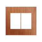 Placa 4x4 3+3 Postos Carvalho 35613-61 - Simon 30 Placa 4x4 3+3 Postos Carvalho 35613-61 - Simon 30