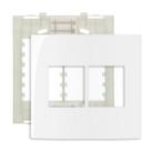 Placa 4x4 -4 modulo junto c/ suporte sleek margirius Placa 4x4 -4 modulo junto c/ suporte sleek margirius
