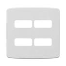 Placa 4x4 4 posições branco compose - weg