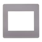 Placa 4x4 6 Módulos Axis Grey Orion Schneider