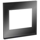 Placa 4X4 6 Módulos Glass Dark Orion Class Schneider