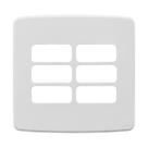 Placa 4x4 6 posições branco compose - weg