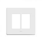 Placa 4x4 6 Postos Com Suporte Branca 20913-50 - Simon 20