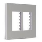 Placa 4x4 6 Postos com Suporte Gris Infiniti Plus Margirius