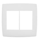 Placa 4x4 6 Postos Pial Plus Branco
