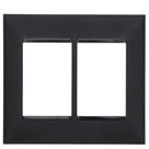 Placa 4x4 6 Postos Pial Plus+ Legrand Preto 618516PT