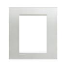 Placa 4x4 Bticino 6 Módulos Argento Light Living