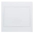 Placa 4x4 Cega com Suporte Branco - RVB-1300/44 - RAVENNA