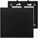 Placa 4x4 cega Pial Plus+ Legrand preto acetinado 618510pt