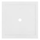 Placa 4x4 com 1 Furo e Suporte Cinza Fosco - EKC-30000/47 - DICOMPEL