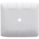 Placa 4x4 com furo de 9,5mm tramontina
