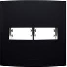 Placa 4X4 com Suporte Para 2 Módulos Inova Pro Class Alumbra Placa 4X4 com Suporte Para 2 Módulos Inova Pro Class Alumbra