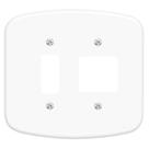 Placa 4x4 F12 Blanc Fame
