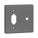 Placa 4x4 Posto Tomada + Saída De Fio Legrand 54395