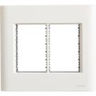 Placa 6 Postos 4x4 Tramontina Giz Branca Soft Touch com Suporte Placa 6 Postos 4x4 Tramontina Giz Branca Soft Touch com Suporte