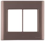 Placa 6 Postos 4x4 Tramontina Giz Café