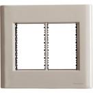 Placa 6 Postos 4x4 Tramontina Giz Fendi Soft Touch Com Suporte Tramontina
