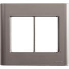 Placa 6 Postos 4x4 Tramontina Giz Onix Metalizado sem Suporte