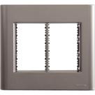 Placa 6 Postos 4x4 Tramontina Giz Onix Metalizado Suporte