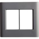 Placa 6 Postos 4x4 Tramontina Giz Titânio Soft Touch Sem Suporte Tramontina Placa 6 Postos 4x4 Tramontina Giz Titânio Soft Touch Sem Suporte Tramontina