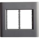 Placa 6 Postos 4x4 Tramontina Giz Titânio Soft Touch Suporte Tramontina