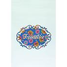 Placa Aconchego Família Azul Escuro