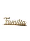 Placa Acrilico Família Decoração Enfeite Com Base MDF Mesa