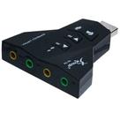 Placa Adaptador De Som Usb adapitador áudio 7.1 p2 p3 Pc Not