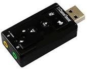 Placa adaptador De Som Virtual Usb Channel 7.1