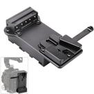 Placa Adaptadora V-Mount para Slot Bateria NP-F550 Placa Adaptadora V-Mount para Slot Bateria NP-F550