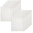 Placa Adesiva 3D Tijolinho Marmorizado Kit 10 uni Autocolante Papel de Parede Reforma Obra Reparo Decoraçao Quarto Sala