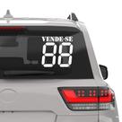 Placa Adesivo Vende-se Vendo Veículo