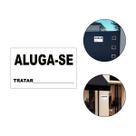 Placa Aluga-se Chapa Casa Salão Comercial Aluguel 31,5x19cm Placa Aluga-se Chapa Casa Salão Comercial Aluguel 31,5x19cm