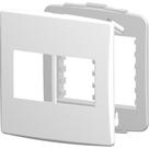Placa Alumbra Siena 4X4 Branca (4 Modulos) 6422