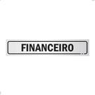 Placa Alumínio 5x25 Financeiro Decore Placa Alumínio 5x25 Financeiro Decore