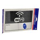 Placa Alumínio Wifi Coloque A Sua Senha Sinalize 16x23cm