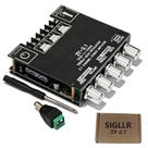Placa amplificadora de áudio Bluetooth 5.1 200 W 2.1 canais Placa amplificadora de áudio Bluetooth 5.1 200 W 2.1 canais