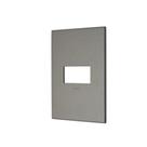 Placa Arteor 1P 4x2cm Magnesium - Pial Legrand