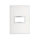 Placa Arteor 4X2 1 Posto Mirror Branco - Pial Legrand