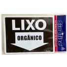Placa Autocolante Sinalize Plástico Lixo Orgânico 15x20cm