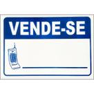 Placa Aviso Sinalização Vende-se 30cmx20cm PVC Placa Aviso Sinalização Vende-se 30cmx20cm PVC